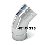 Отвод 45° ⌀315