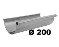 Желоб водосточный, Ø 200мм, 1м погонный