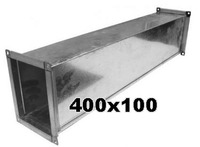 Воздуховод 400 x 100 мм (1 метр погонный)