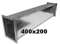 Воздуховод 400 x 200 мм (1 метр погонный)